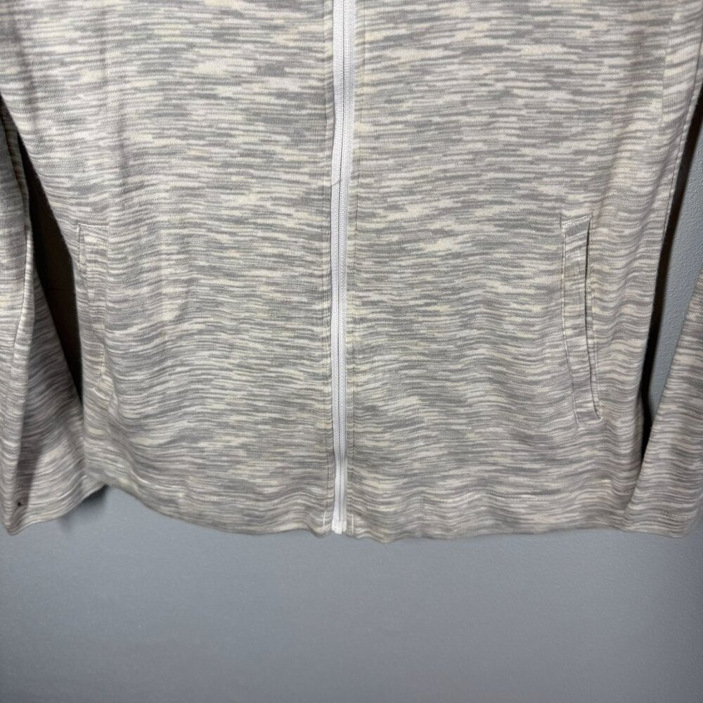 Columbia Wisconsin Badgers Lightweight Zip Up Scuba Neck Hoodie Small Gray - Picture 4 of 10